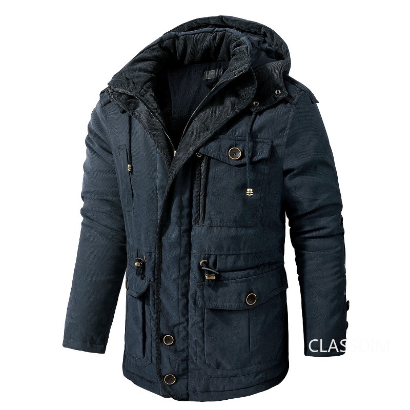 Chaquetas de invierno de alta calidad para hombre, abrigos largos para exteriores, ropa de invierno, chaquetas largas de plumón para hombre, Parkas cálidas, abrigos informales con capucha XX