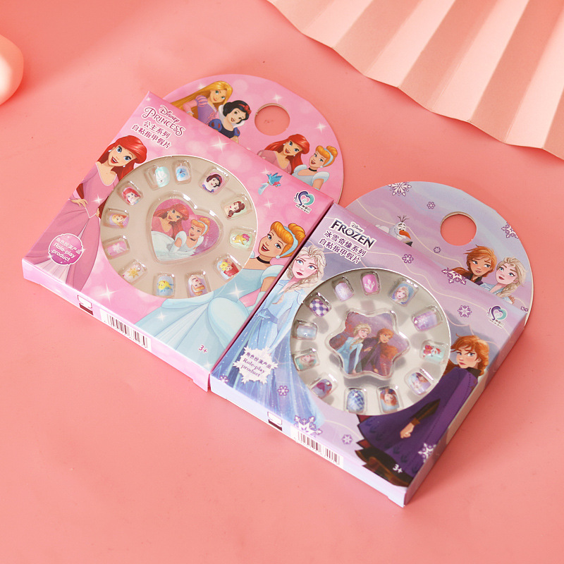 Детские Мультяшные наклейки для ногтей для девочек