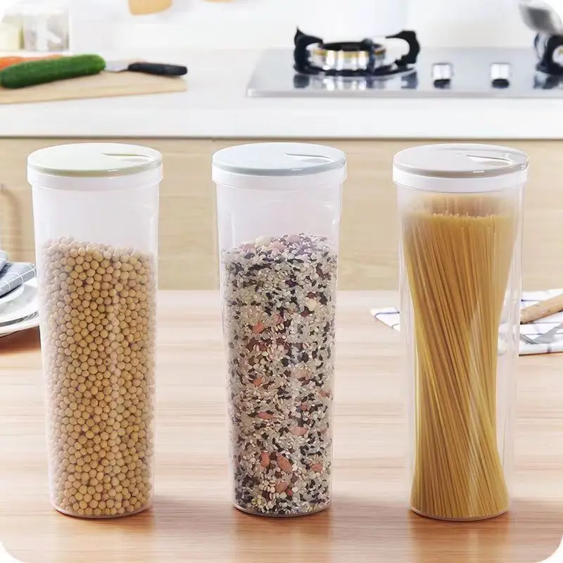 Tagliatelle sigillate Accessori da cucina Conservazione e organizzazione della cucina in plastica per uso alimentare Scatola portaoggetti per lattine divise quantitativa