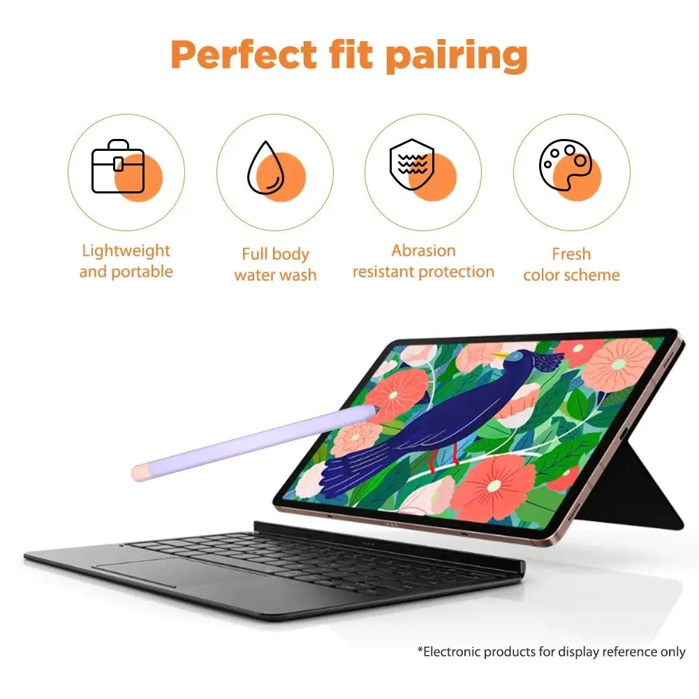 Para Samsung Galaxy Tab S9 S8 S7 S6 Lite estuche para lápices funda para lápiz óptico para Samsung Tab S6 Lite fundas funda protectora de silicona