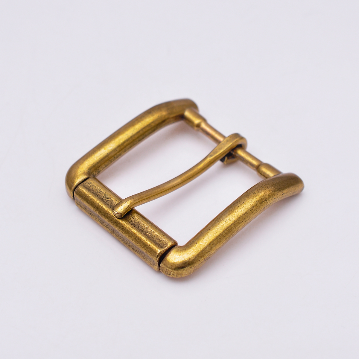 59*58MM (INNER 40 MM) Heavy duty sturdy Antique Brass Single Prong Roller Belt Buckle Replacement Fits 40mm Belt Strap