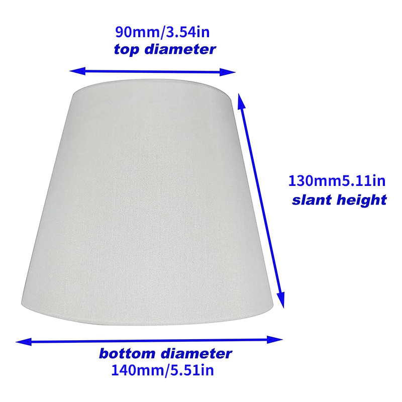 ร้อน-ชุด 6 สีขาวผ้าผ้าคลิปบนโคมระย้าโคมไฟ,สําหรับ E14 โคมไฟโคมระย้าตกแต่งบ้าน