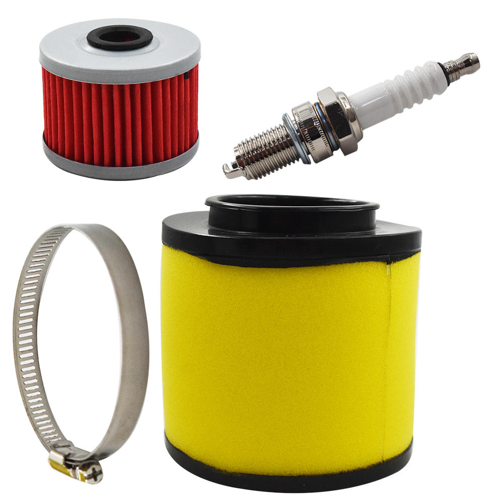 Air Oil Filter Spark Plug Kit For Honda FourTrax 300 TRX300 1988 1989 1990-2000