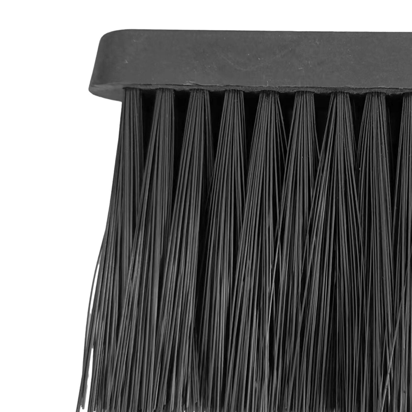 Cabeça da escova de lareira, vassoura prática para lareira, limpador de escova para fogão a lenha, lareira, poço de fogo