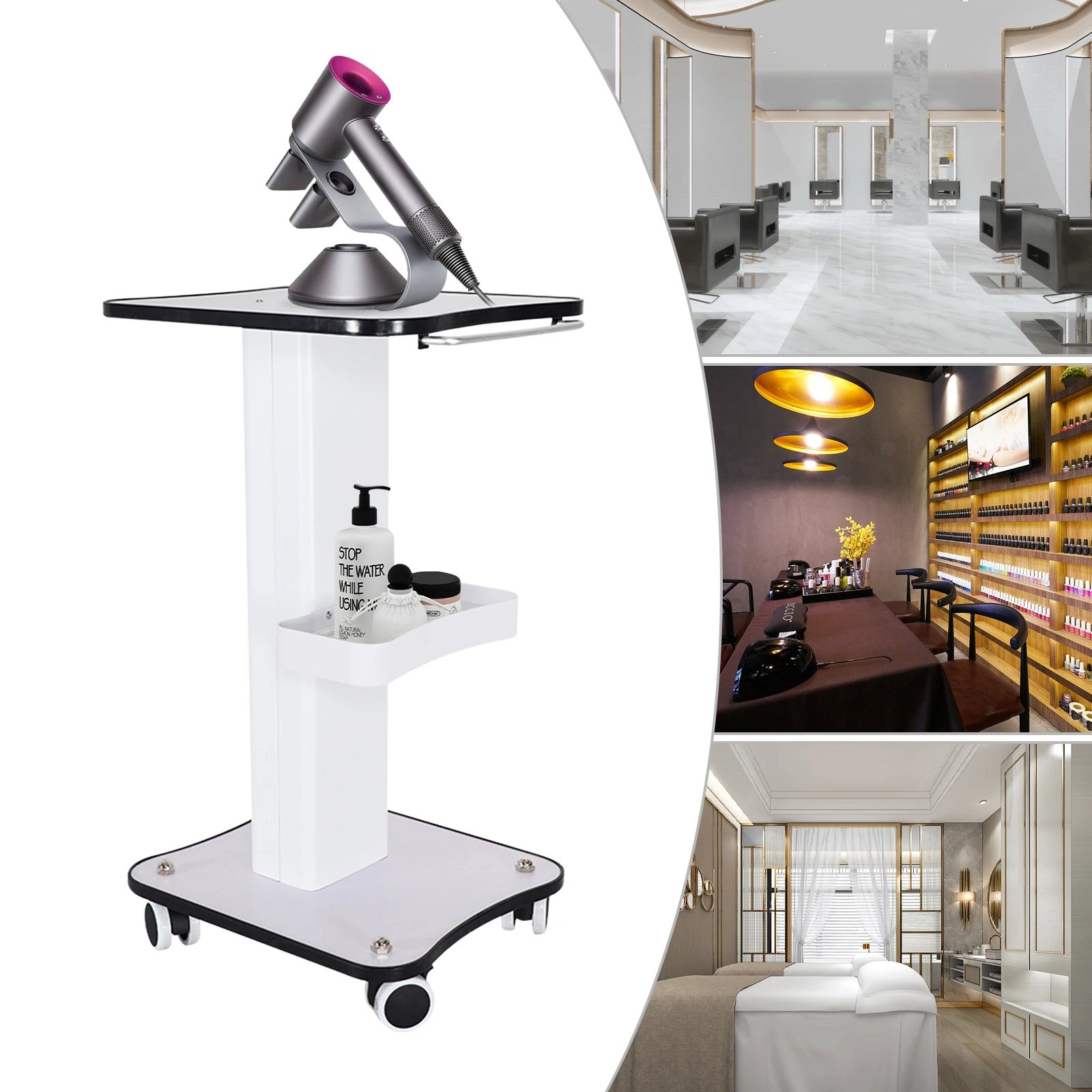 Elegant Trolley Cart: High-Grade Materials and Craftsmanship for Efficient, Stylish Workspace Organization