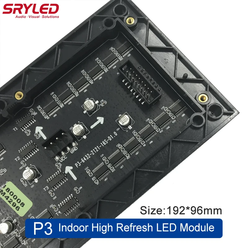 P3 Pannello pixel RGB Display HD 64x32 Dot Matrix SMD2121 Modulo Led Schermo interno Video Wall a colori 192x96mm Bacheca