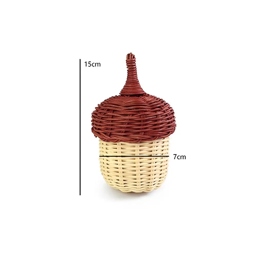 Pinecone-女の子のための織りの籐のハンドバッグ,ミニショルダーバッグ,ヴィンテージスタイル