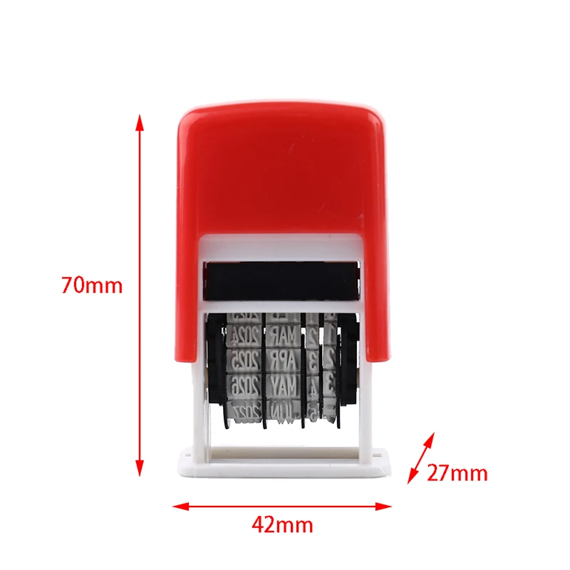 1 Pcs Time Handled Ledger Date Stamp Universal Date Year Month Day Adjustable Stamp Mini Self Printing Stamping Stamp Set