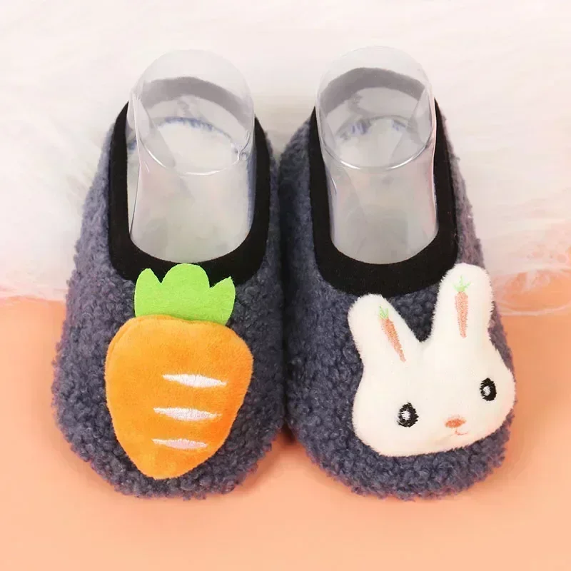 ฤดูหนาวเด็กรองเท้าสําหรับรองเท้าแตะเด็กทารกเด็กวัยหัดเดิน Plush WARM เด็กผู้หญิง Soft Anti-SLIP เนอสเซอรี่โรงเรียนในร่มรองเท้าเด็ก