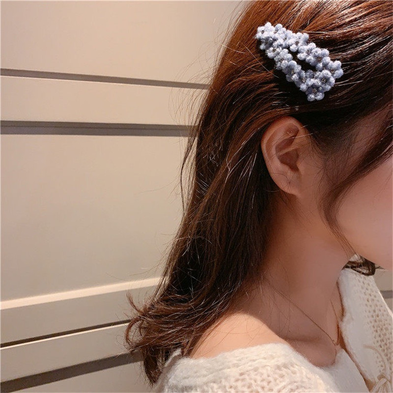 50Pcs 1,5 Cm Mini Plüsch Künstliche Blume Korean Woll Blümchen Stück Handgemachte DIY Großhandel Haarnadel Schuhe Tasche Zubehör