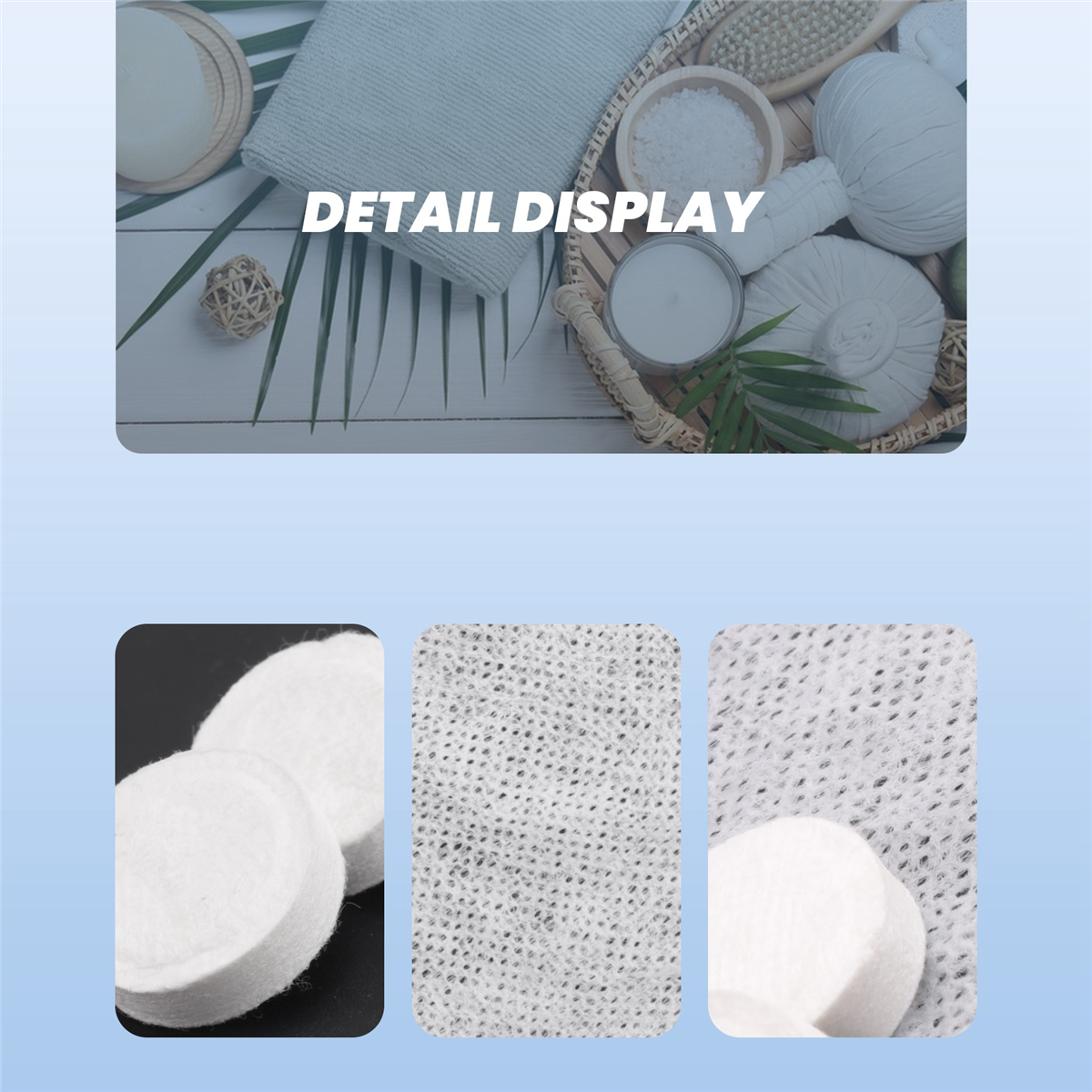 500Pcs Magic Disposable Compressed Towel Wipes Tablet Travel Tissue