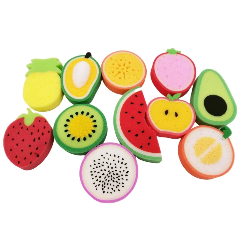 Nette Frucht Geformt Peeling Weichen Schwamm Körper Wäscher Bad Peeling Peeling Entfernung Werkzeug Schwamm Dusche Pinsel