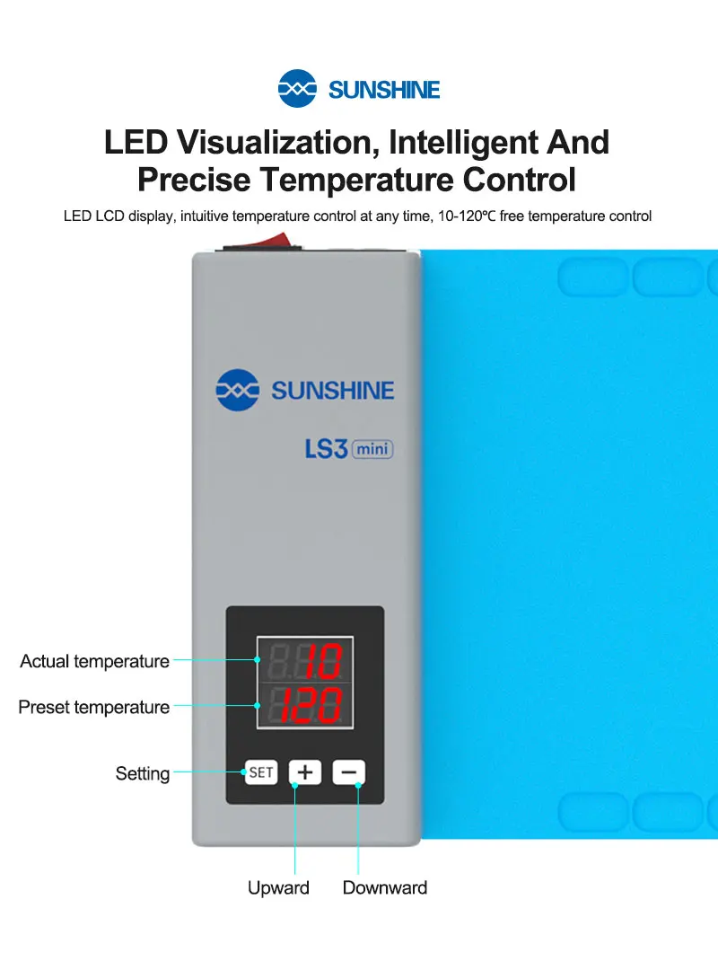 SUNSHINE LS3 mini Средство для удаления ЖК-экрана, большое пространство. Подходит. Подходит для мобильных телефонов и планшетных экранов ниже 10,5 дюймов и т. д.