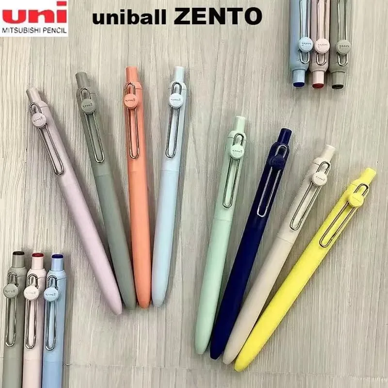 Гелевые ручки uniball ZENTO Standard 0,38/0,5 мм, шариковые ручки на водной основе для гладкого письма, подходят для различных случаев, канцелярские принадлежности