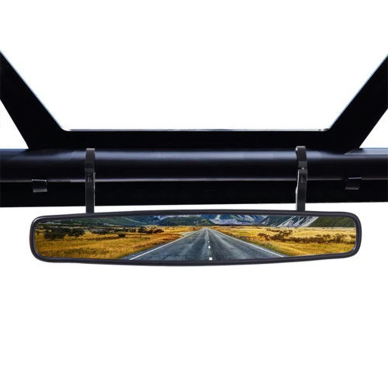 Espelho retrovisor lateral offroad utv e espelho retrovisor central com barra de rolo de 1.75 "a 2" para polaris rzr pioneiro yamaha can-am