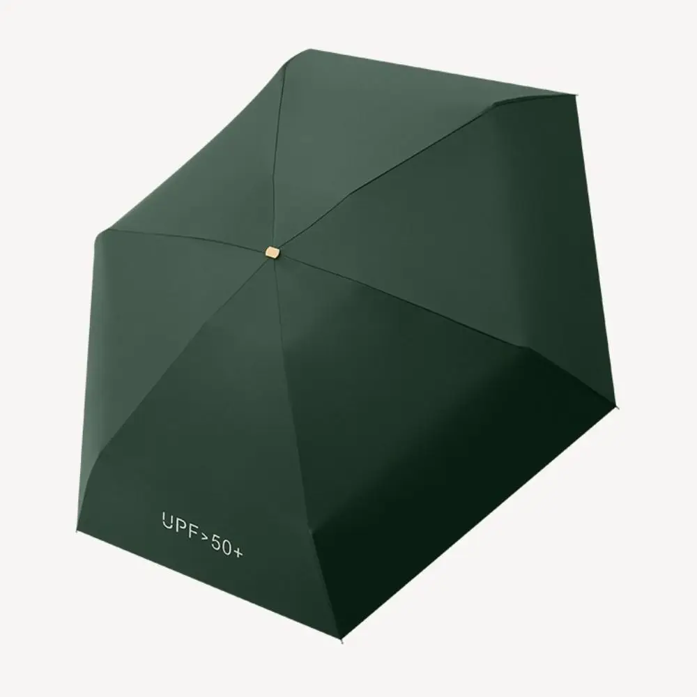 Mini Vinil Folding Pocket Umbrella, Proteção UV Ultravioleta, Sun Shade, Pequeno Cápsula Parasol
