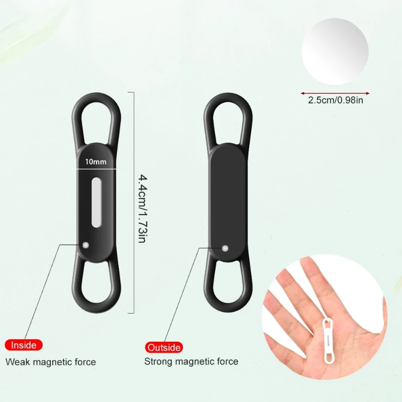 1–5 Stück magnetischer Stifthalter, verstellbarer Silikon-Stifthalter für Schreibtisch, Kühlschrank, Whiteboards, Büro-Schreibtischzubehör