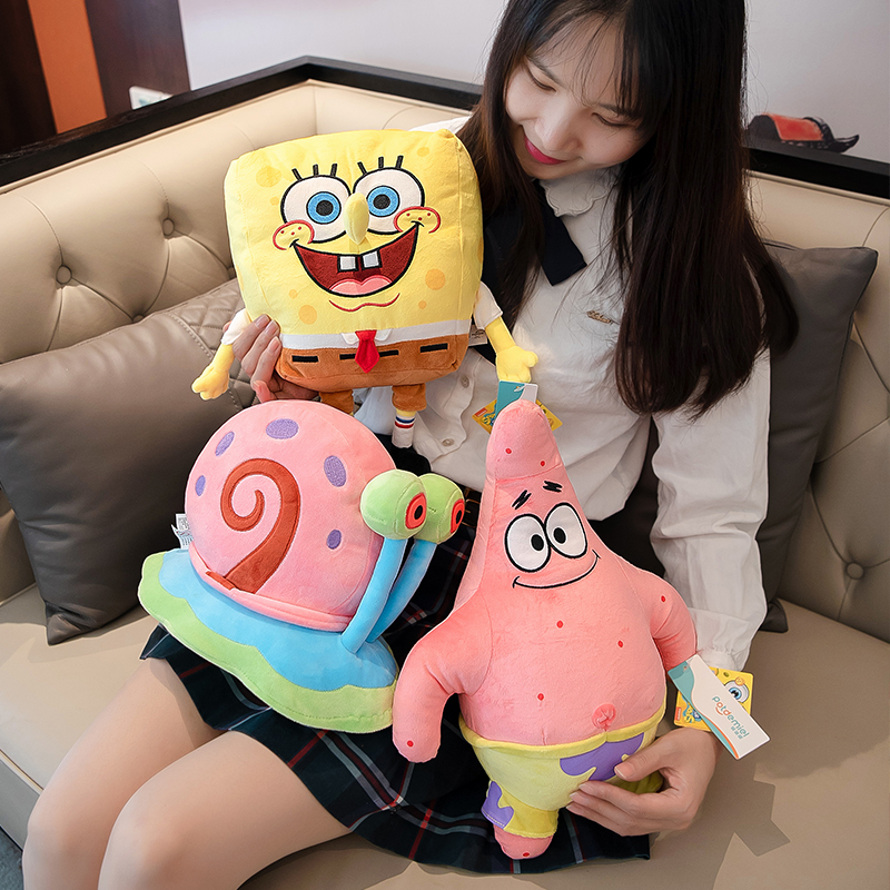 Anime Spongebob Schwammkopf Patrick Star Thaddäus Eugene H. Krabs Gary Kawaii Gefüllte Plüsch Spielzeug schlüsselbund Geburtstag Geschenk Für Kind