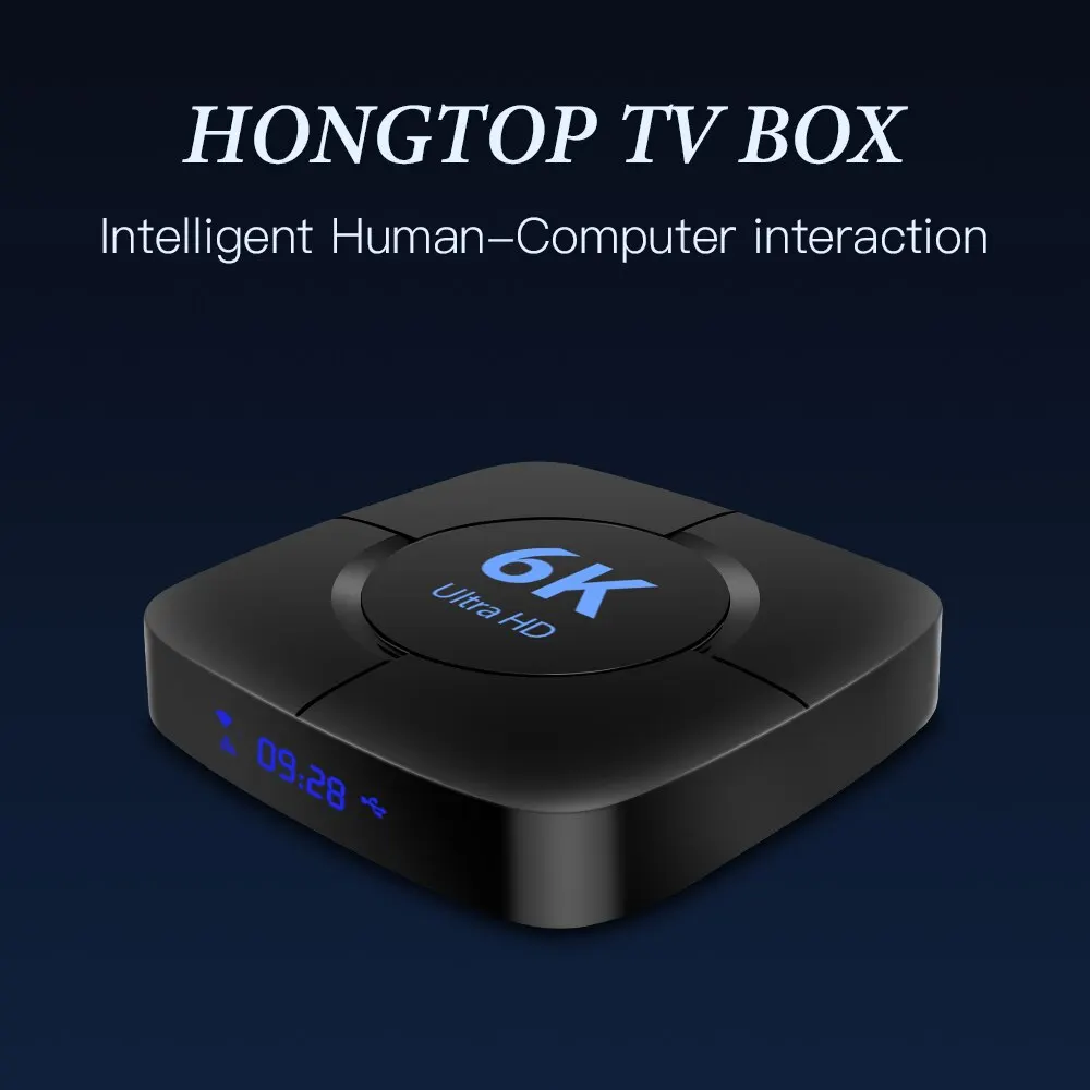 Smart Android TV Box Android 12 4GB 32GB 64GB 2,4G/5GHz WiFi Bluetooth Android TV Box 6K HDR Media Player 3D Video Set Top Box
