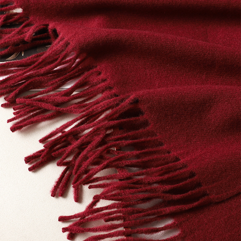 62 cores sólidas mulheres cachecol de inverno quente engrossar xale de caxemira moda ao ar livre luxo borlas pashmina senhora envoltório cachecóis à prova de vento