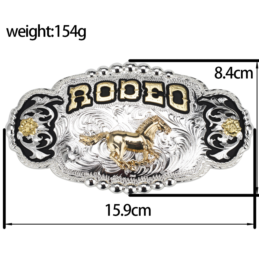 Ouro equestre cinto fivela nobre acessórios de vestuário rodeo
