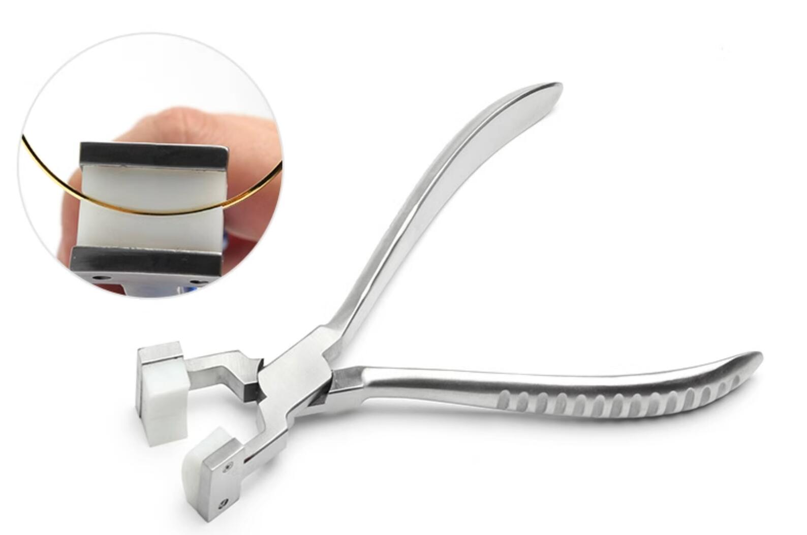 สร้อยข้อมือ Plier เครื่องมือสร้อยข้อมือสแตนเลสเครื่องประดับซ่อมเครื่องมือ FORMING ฤดูใบไม้ผลิดัดไนลอน Jaws แหวน Plier เครื่องประดับเครื่องมือ