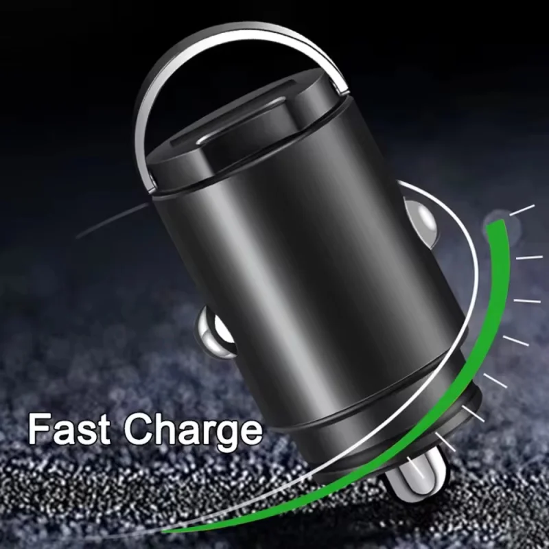 200w mini carregador de carro carregamento rápido para iphone qc3.0 mini pd usb tipo c carregador de telefone móvel do carro para xiaomi samsung huawei