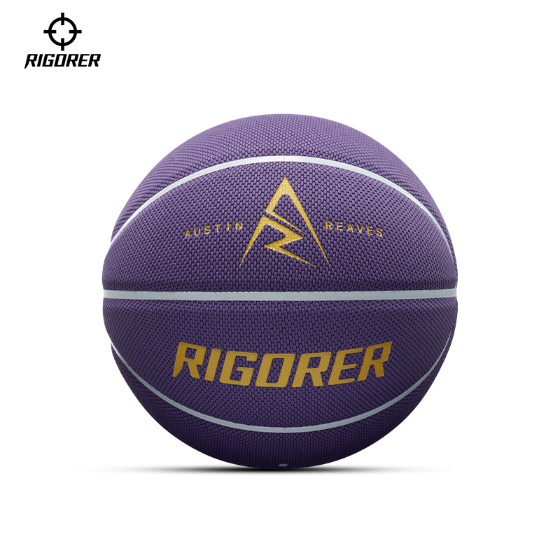 Rigorer Austin Reave Signature Baloncesto de PU absorbente de humedad Talla 7 #   Baloncesto estándar Z 123320110