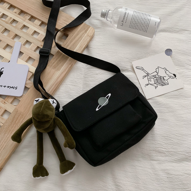 Bolso bandolera informal para estudiantes, Bolso pequeño para mujer, bolso de lona para mujer, bolsos cruzados estampados, Bolsas Sac