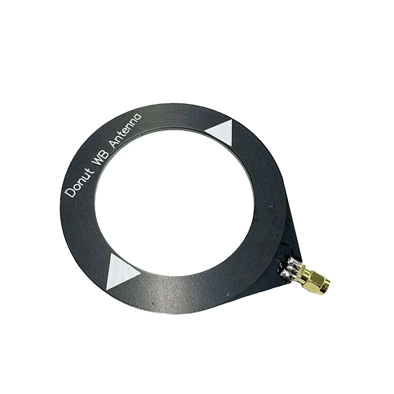 Transimpedanzverstärker Donut WB Antenne Eingebauter 500-mAh-Akku 10 kHz-180 MHz Kleine Schleifenantenne für Radio Walkie Talkie SDR