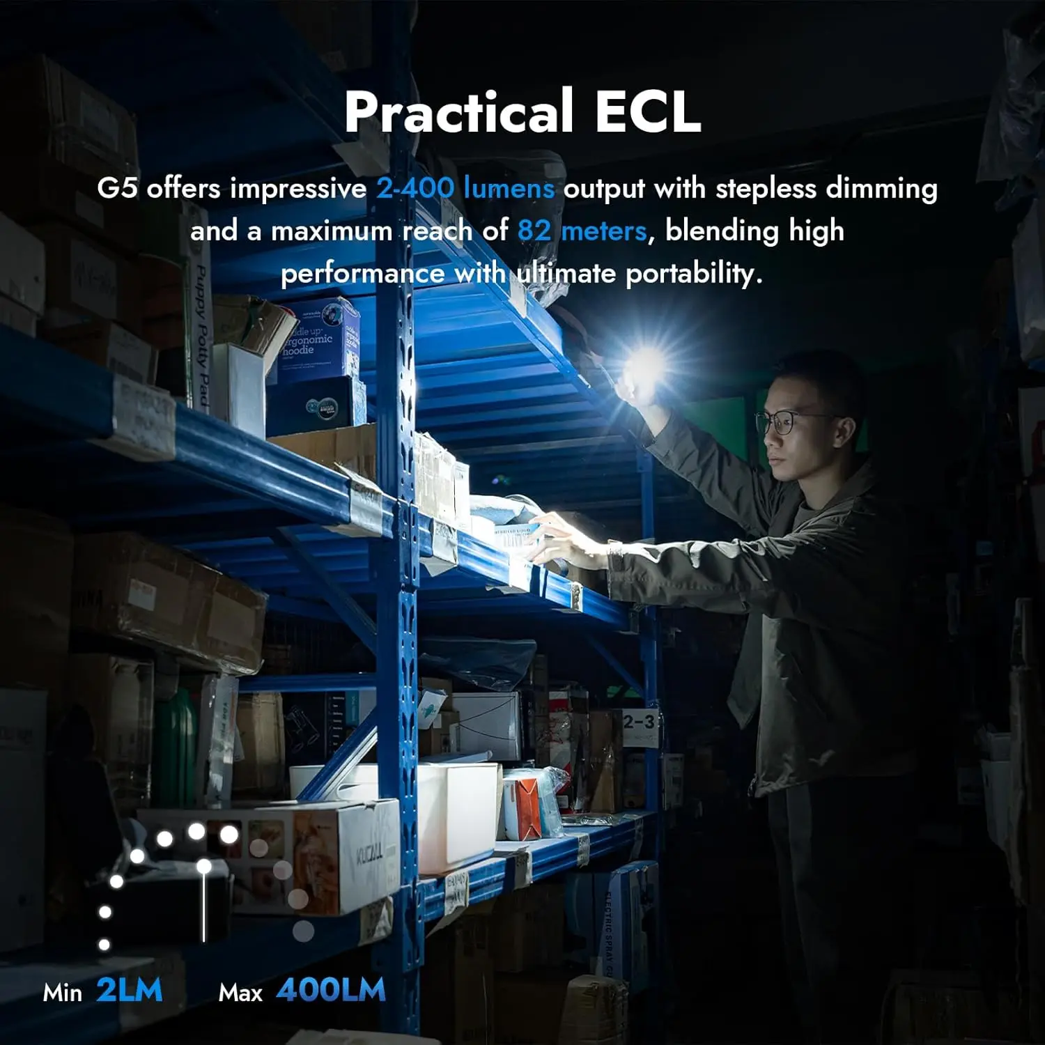 WUBEN G5 potentes linternas RGB EDC recargables, minilinternas planas portátiles de 400 lúmenes, luz de llavero magnética