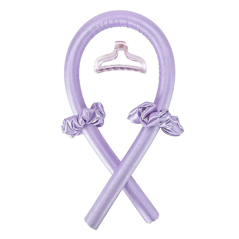 Heatless curling rod headband lazy curler set soft spiral sleeping no heat shiny hair styling accessory