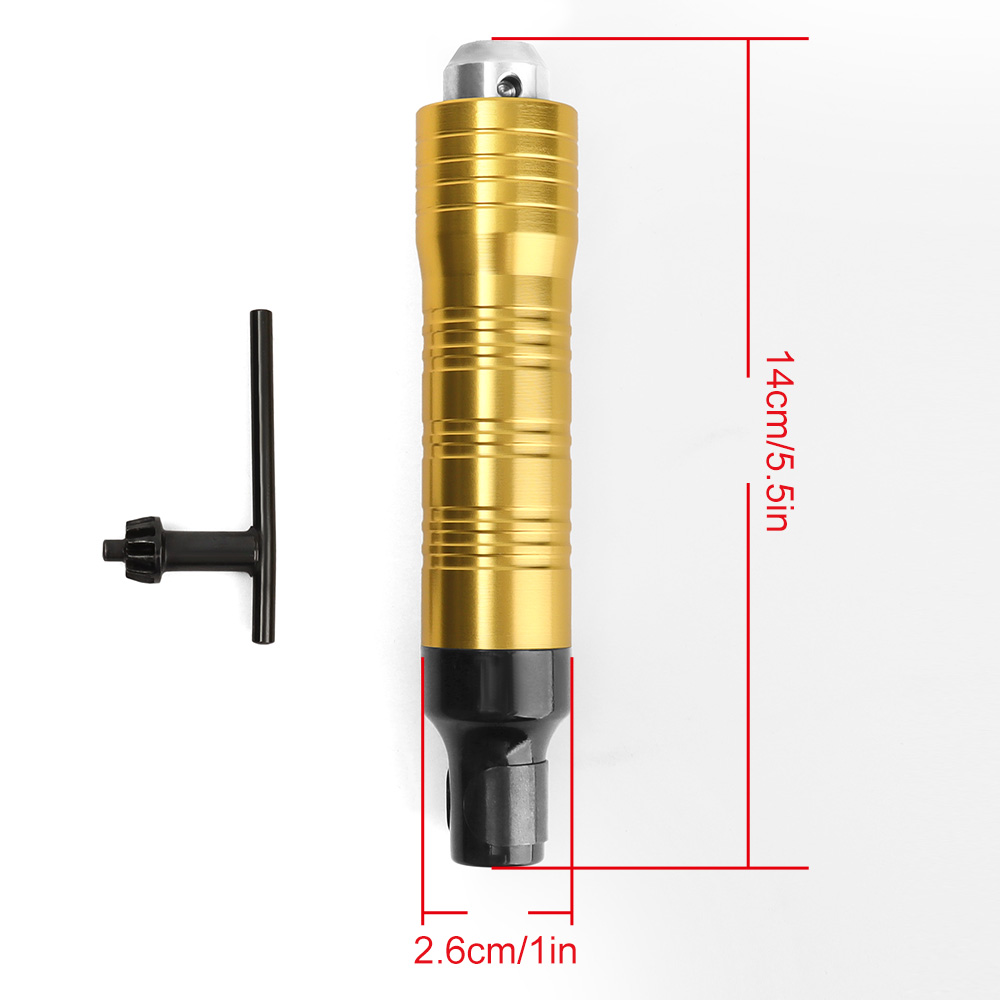 Hilda giratório flexível eixo macio 6.5mm mini moedor acessório alça de liga de alta precisão de alta velocidade sem superaquecimento