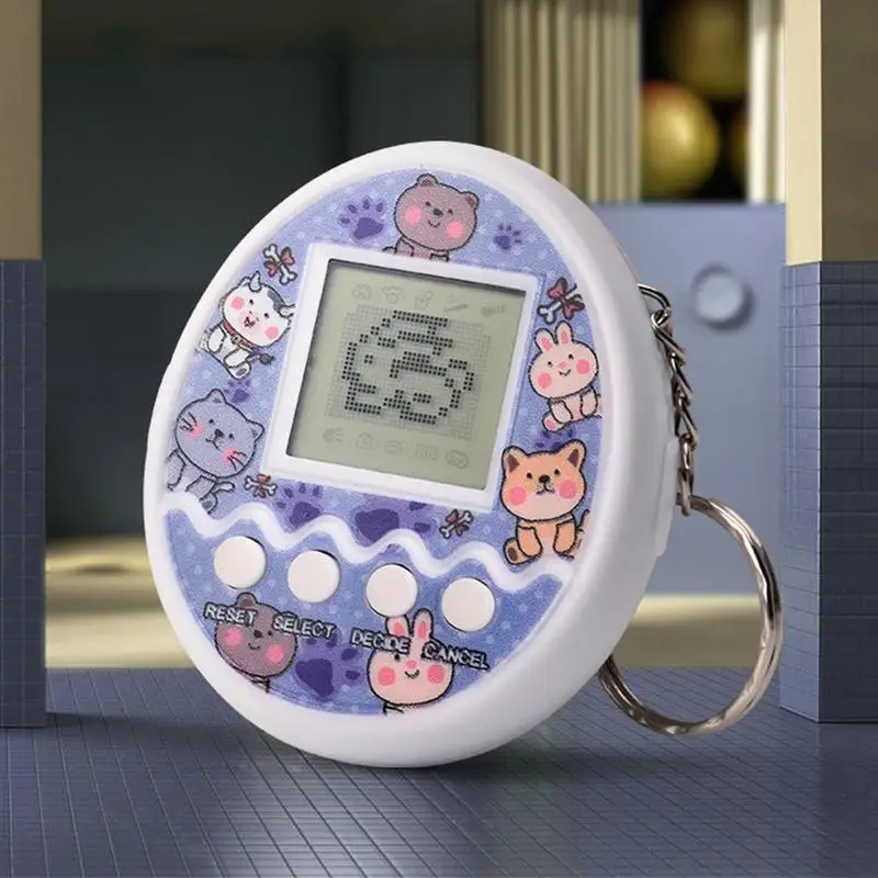 1 pçs animais de estimação eletrônicos transparentes tamagotchi nostálgico 168 animais de estimação em um virtual cyber digital brinquedos para animais de estimação pixel engraçado jogar brinquedos