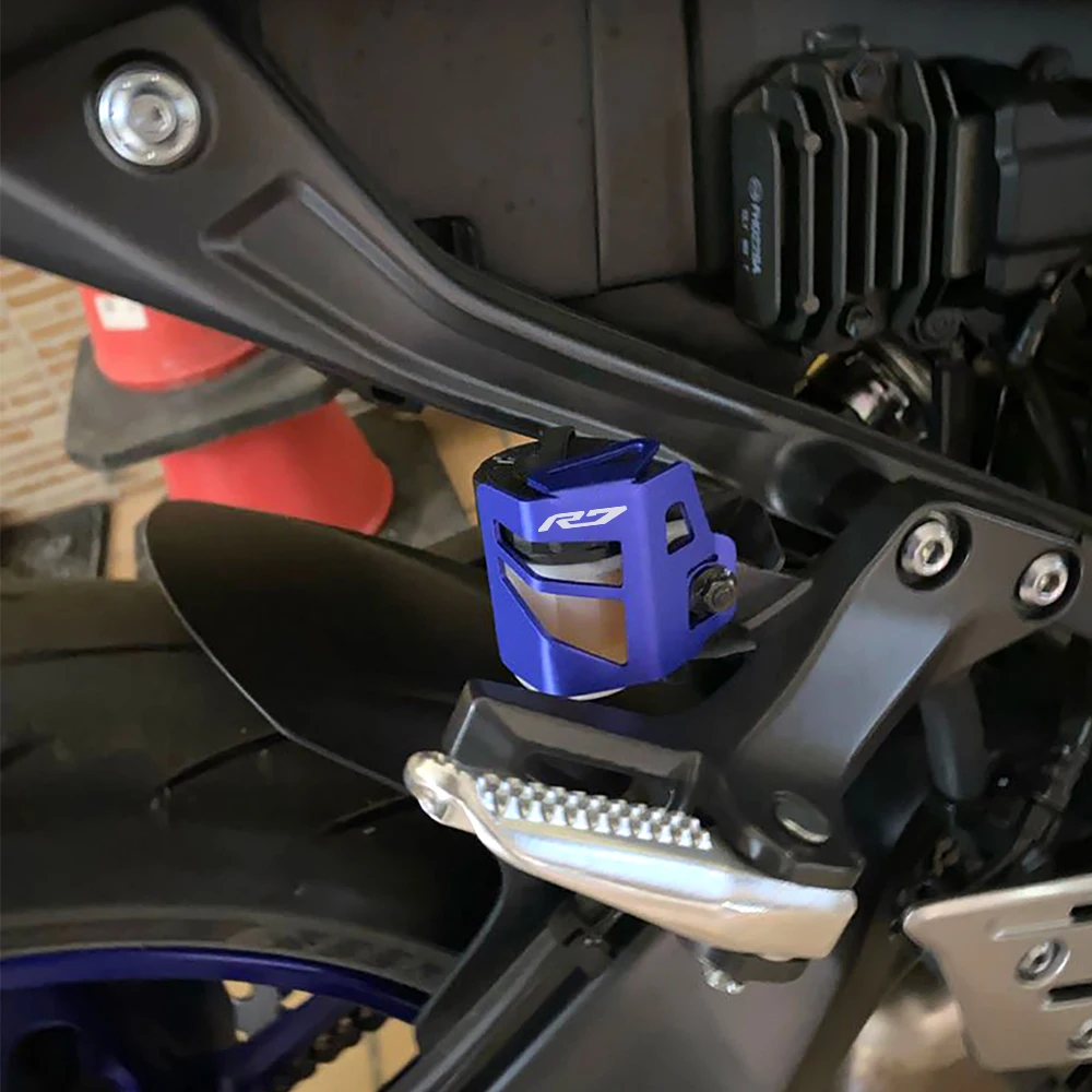 2025 для YAMAHA YZF R1 R1M YZFR6 YZF R3 R6 R7 R9 R1 R25 R125 Защитная крышка бачка тормозной жидкости с ЧПУ для мотоцикла