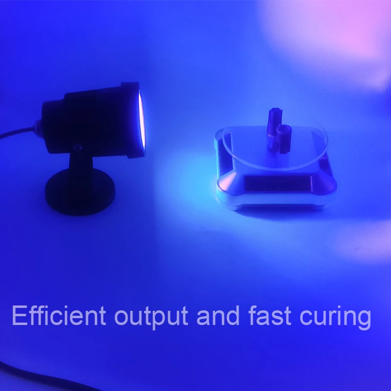 Luz de curado de resina UV para impresora 3D SLA/DLP/LCD, solidifica resina fotosensible, luz LED UV de 405nm con enchufe UE EE. UU., curado DIY