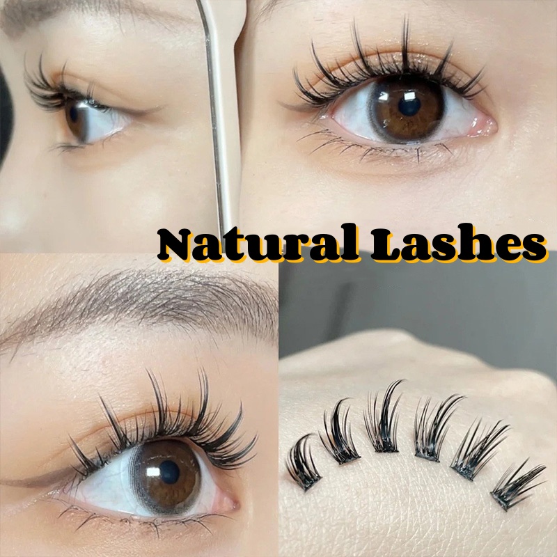 MIAOJIE 160 Rows Cluster Lashes Faux Mink Eyelashes Cluster Natural Eyelash Extension 3D Russia Strip Individual Eyelashes Clust