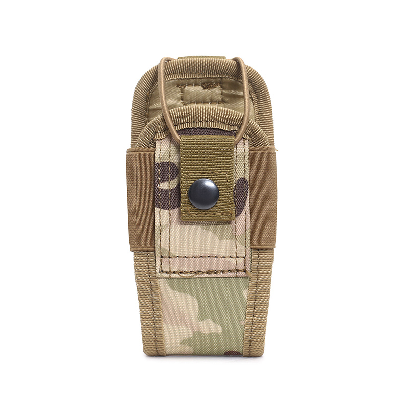 Bolsa de walkie-talkie con sistema Molle, accesorio de camuflaje multifuncional, bolsillo para máquina de llamadas inalámbrica para deportes al aire libre