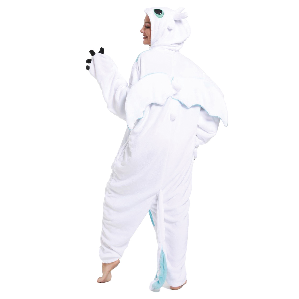 Kigurumi Onesie pijamas de dibujos animados para adultos mujeres hombres pijamas de animales cómo entrenar tu pijama sin dientes disfraz de Cosplay de dragón