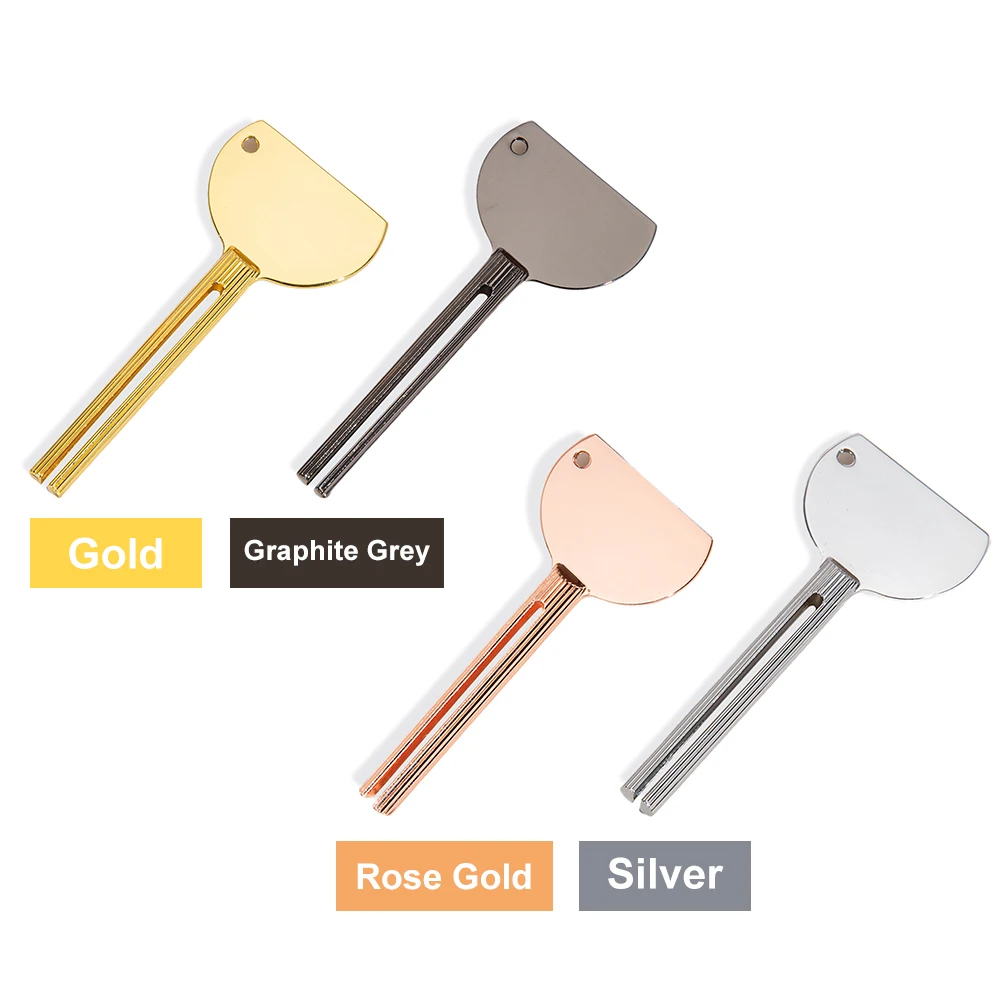 Zahnpasta Squeezer Zahnpasta Roller Tube Edelstahl Rolling Zahnpasta Squeezer reduzieren Abfall multifunktional für Badezimmer