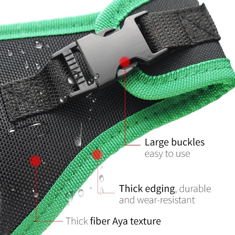 LAOA Multi-Function กระเป๋า Oxford ผ้าเอวแพ็คฮาร์ดแวร์ซ่อมเครื่องมือประแจกระเป๋าคีมช่างไฟฟ้าในครัวเรือนเข็มขัด