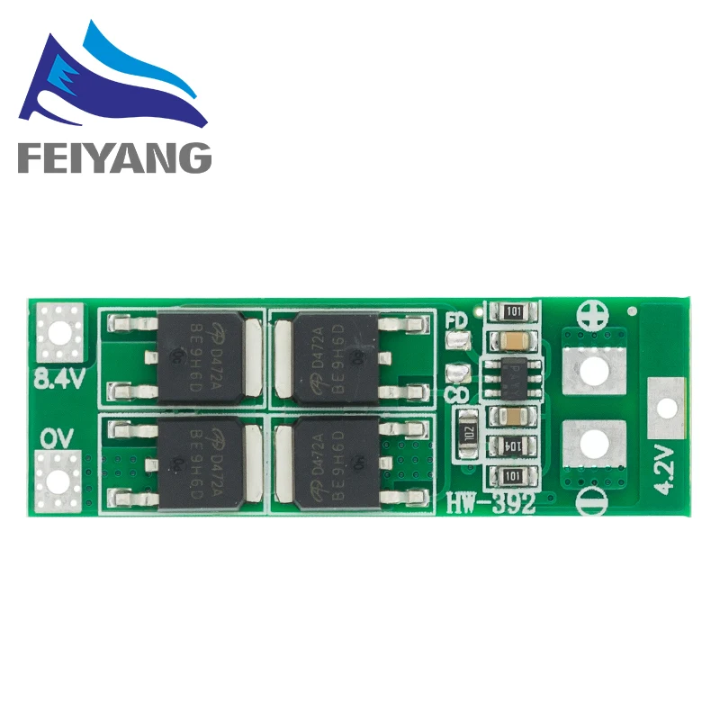 2S 20A 7.4V 8.4V 18650 Lithium Battery Protection Board/BMS Board Standard/Balance For DIY