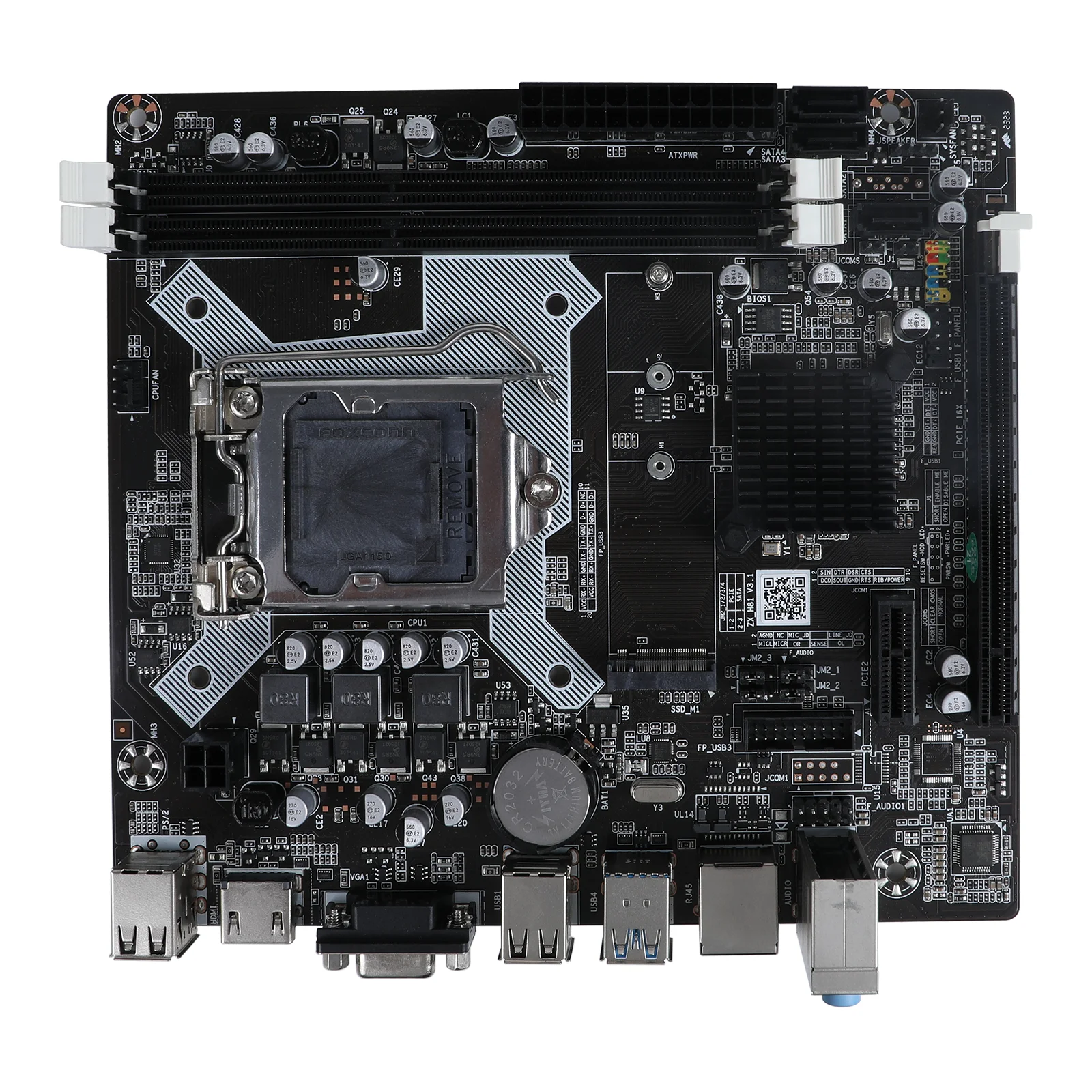 ZX-H81 Motherboard LGA 1150, unterstützt i3 i5 Prozessor DDR3 RAM H81 Mainboard