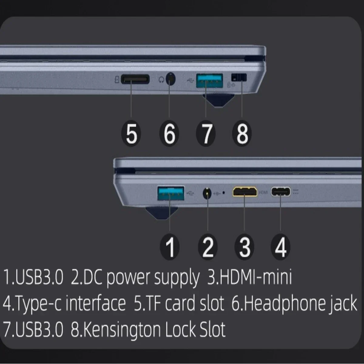 CARBAYTA 16.1" Intel 11th Laptop 16GB/32GB RAM, Up to 2TB ROM, Windows 11, WiFi 5, BT 4.2, RGB Keyboard, Facial Recognition