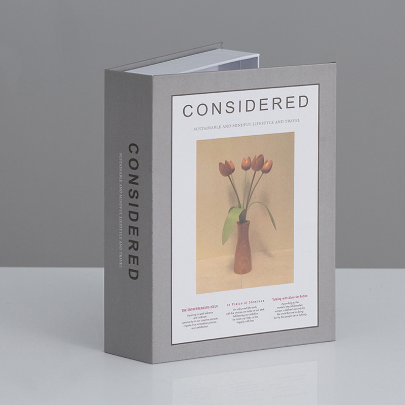 Libros falsos de lujo, accesorios de decoración del hogar, papelería de moda, accesorios de almacenamiento, libros, mesa de centro nórdica Simple