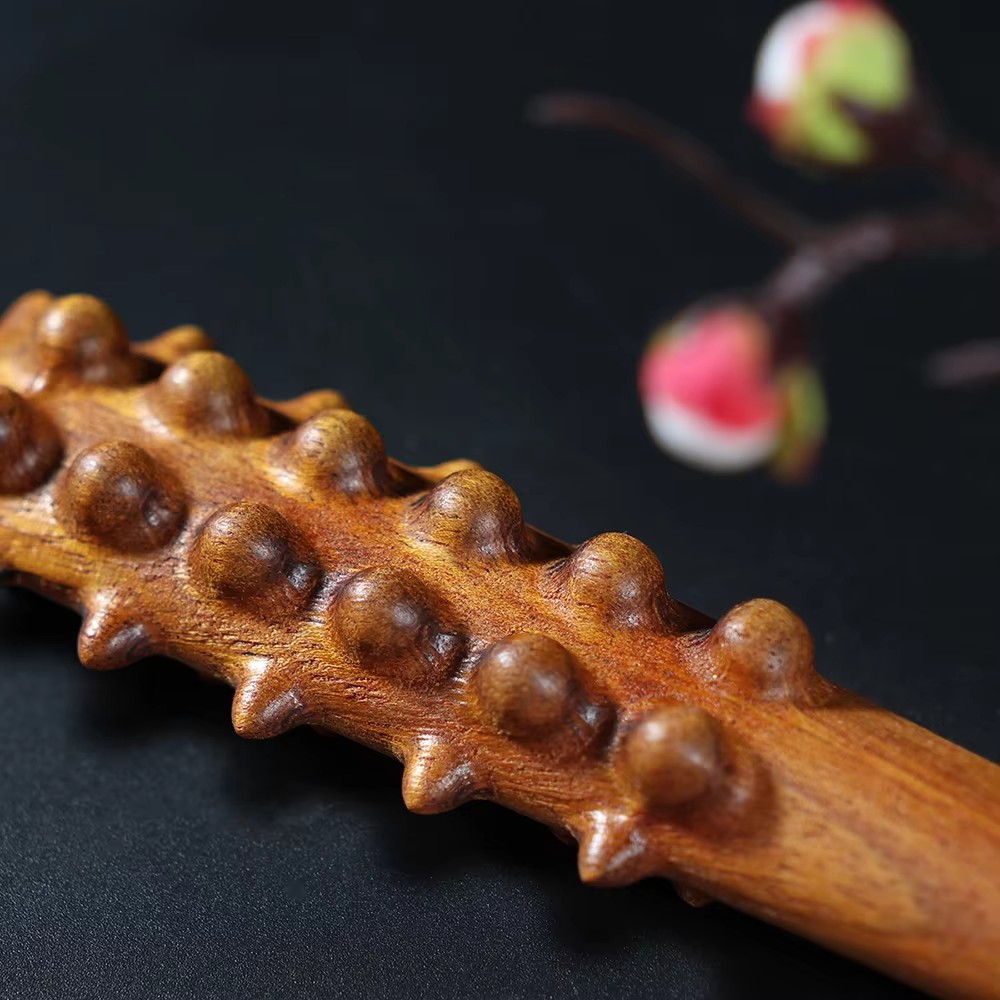 Chicote de cavalo de sândalo dourado de 39,5 cm, remo de fula, morcego de equitação equestre para disciplina e treinamento