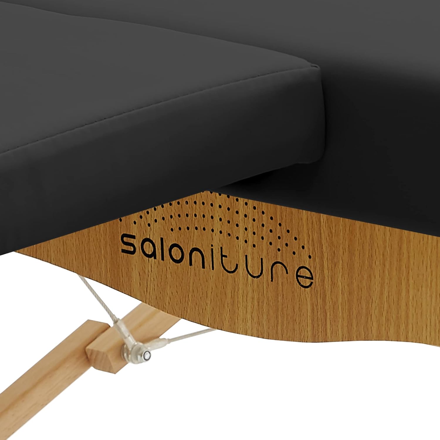 Portable Physical Therapy Massage Table - Low to Ground Stretching Treatment Mat Platform - Black