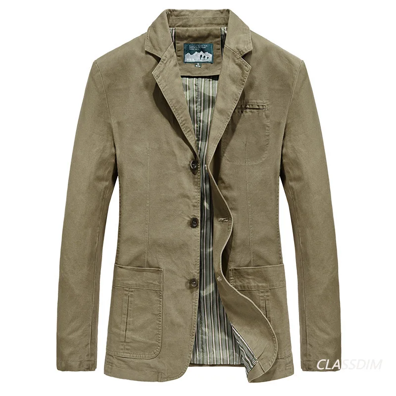 Mężczyźni Casual Blazers Jackets Suits Coats Wysokiej jakości męskie bawełniane marynarki Slim Fit Blazers Mujer Business Casual Blazers Coats Rozmiar 4XL