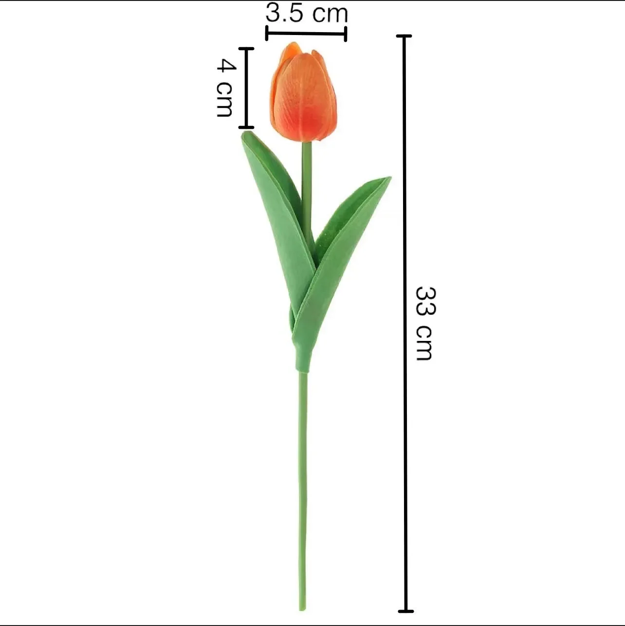 인공 튤립 꽃다발 PE 폼 가짜 꽃 웨딩 장식, 가정 정원 꽃다발 장식 선물, 5 개