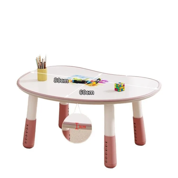 Children's Baby Learning Table, Baby Table, Adjustable Reading Area, Kindergarten Early Education Table